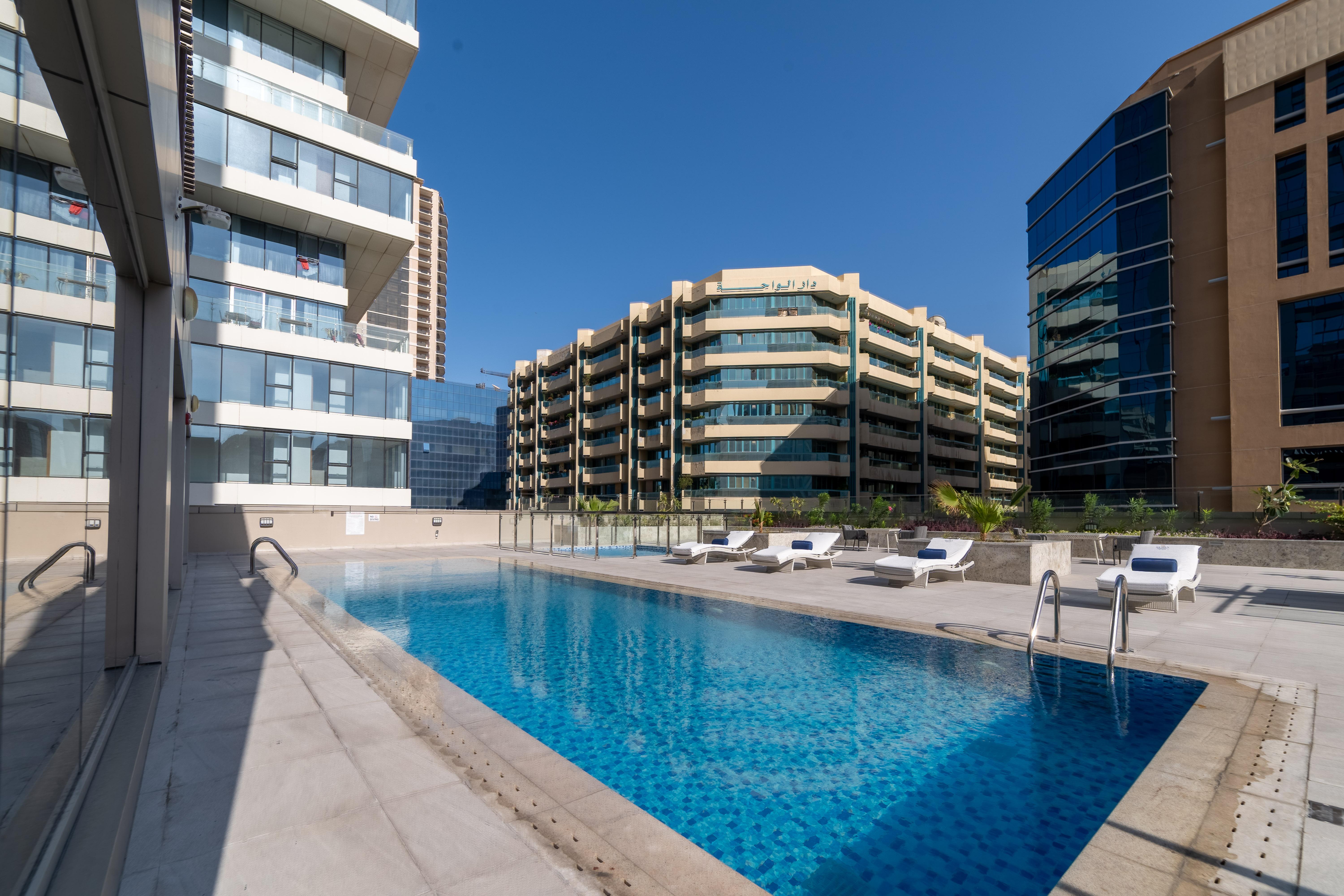 Suha Mina Rashid Hotel Apartments Dubai Exterior foto